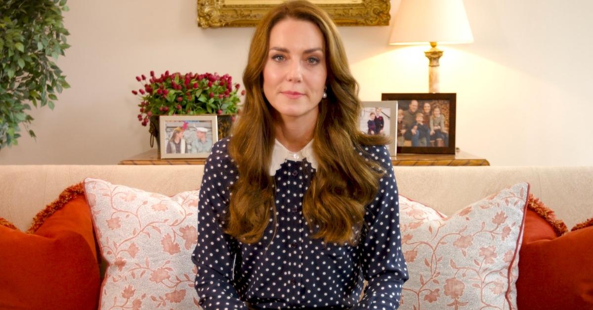 Kate sends message of support to addicts
