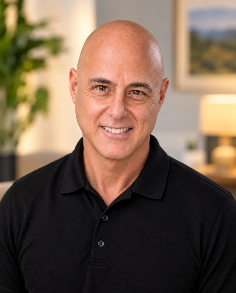 Alan Freeman | Director at Freeman House Recovery, pictured in a black shirt