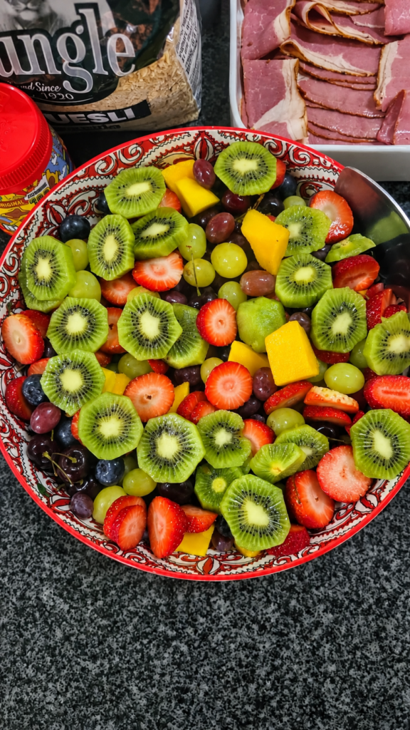 Fruit Salad Breakfast Spread