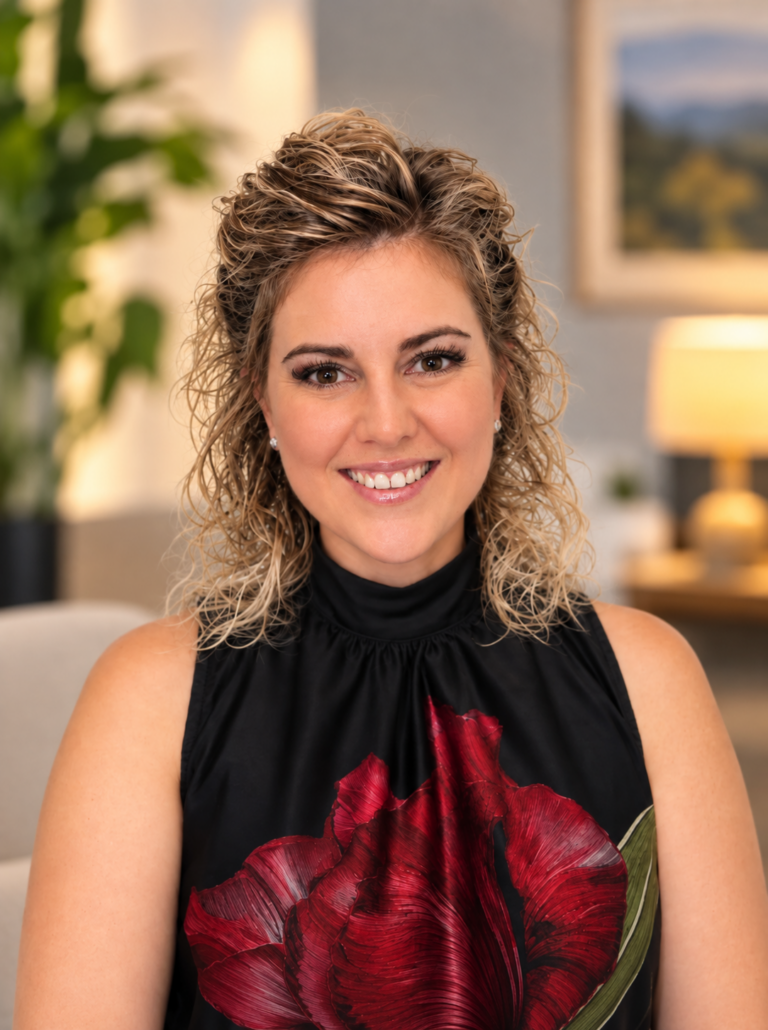 Minette Bronkhorst | Chief Administrative Officer at Freeman House Recovery, pictured in a black top