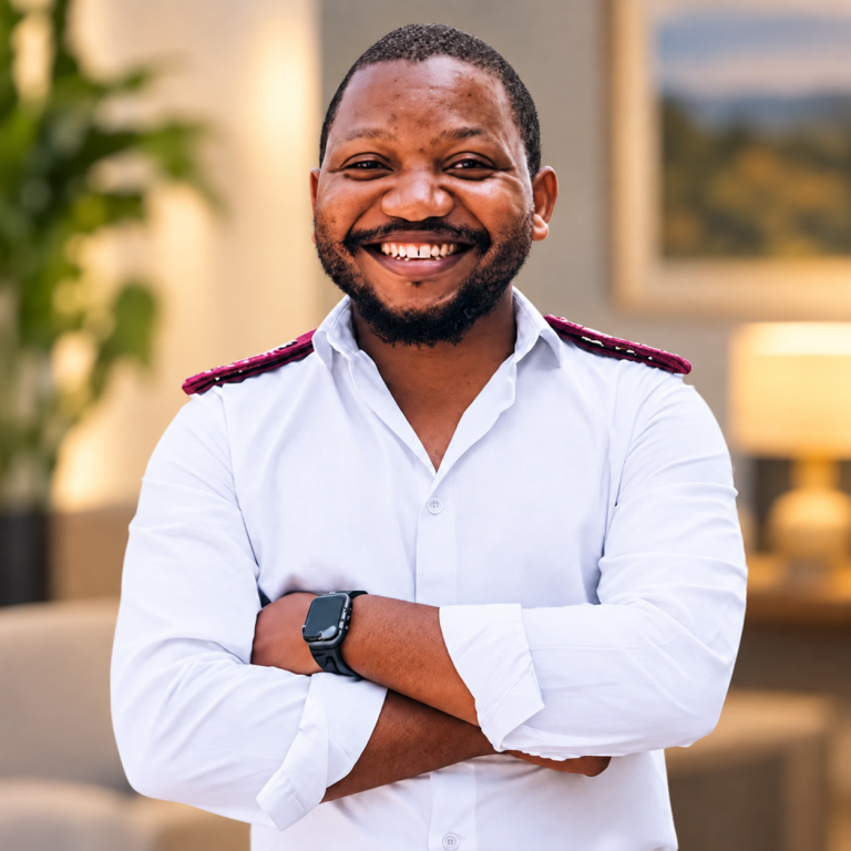Pleasure Manyama | Registered Nurse at Freeman House Recovery, pictured in a white shirt